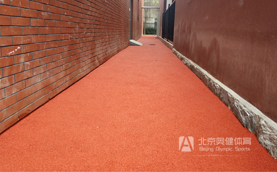 北京健身步道路面施工案例創新工廠
